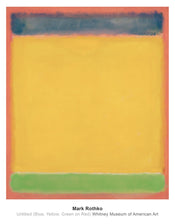 Mark Rothko  Untitled Blue, Yellow, Green, Red Kunstdruk 71x91cm | Posters.nl