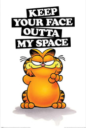 Poster Garfield Keep Your Face 61x91 5cm PP2402357 | Posters.nl