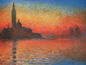 Claude Monet  Crepuscolo Kunstdruk 80x60cm | Posters.nl