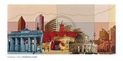 Dominik Wein  Berlin II Kunstdruk 100x50cm | Posters.nl