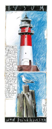 Sabine Gerke  BÃ¼sum Kunstdruk 25x60cm | Posters.nl