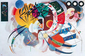 Wassily Kandinsky  Dominant curve Kunstdruk 100x70cm | Posters.nl